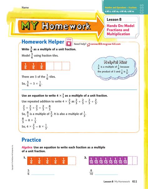 Example 1. . Connected mcgraw hill lesson 7 answer key